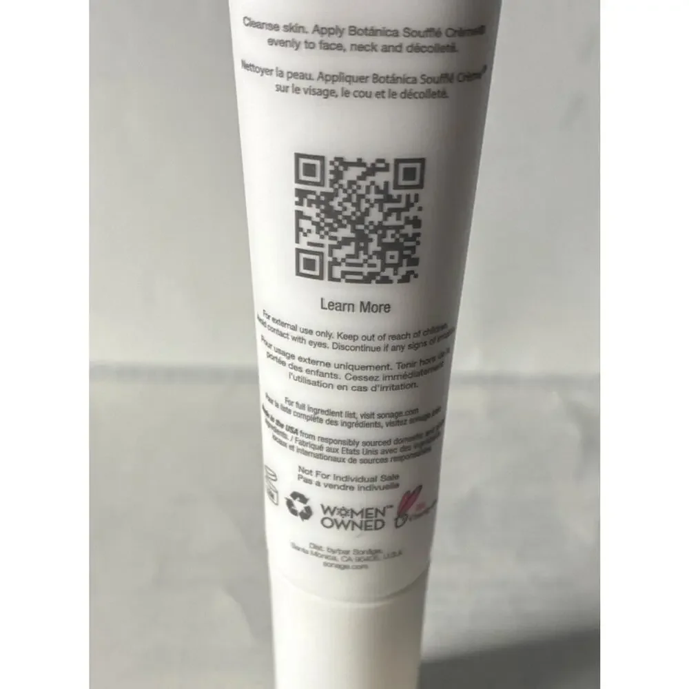 Sonäge The New Natural Botánica Soufflé Cream 0.5 fl oz Vegan Moisturizer
